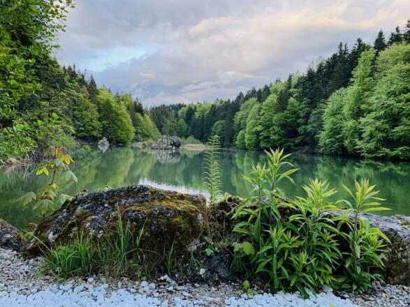 Berglstseinersee 712er Lounge Blick von Terrasse