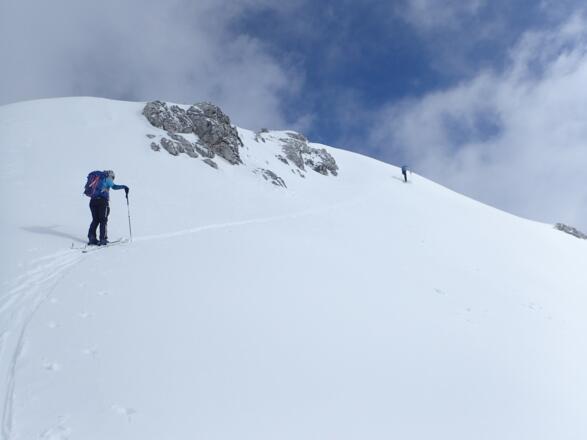 Steil zum höchsten Punkt
