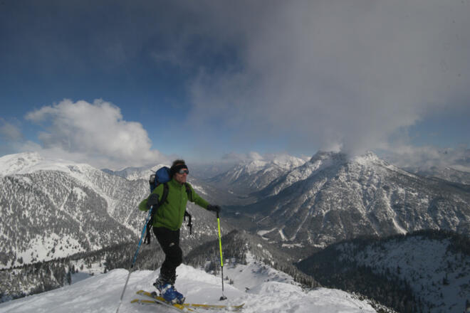 Kurz vor dem Gipfel.