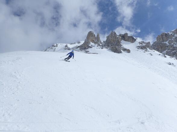 Einfahrt von Schliererscharte