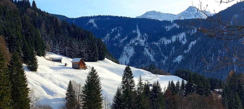 Blick von der gegenüberliegenden Seite auf Hintergant