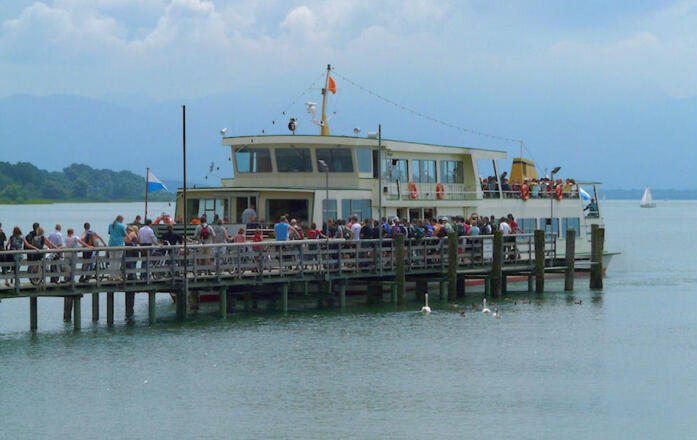 Schiffsanlegestelle Seebruck