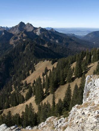 Eindrucksvolle Blicke zur Klammspitze