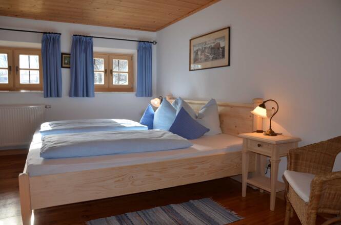 Schlafzimmer Wohnung Blau 1