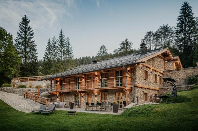 Außenansicht unseres Chalets