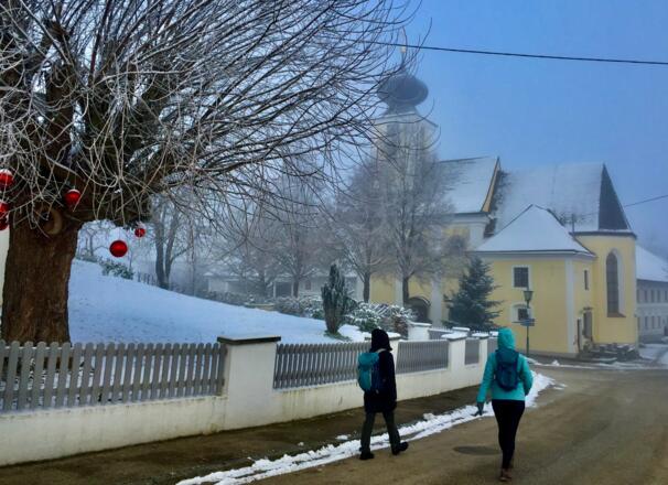 Kirche Maria Laah, Wolfern, im Winter