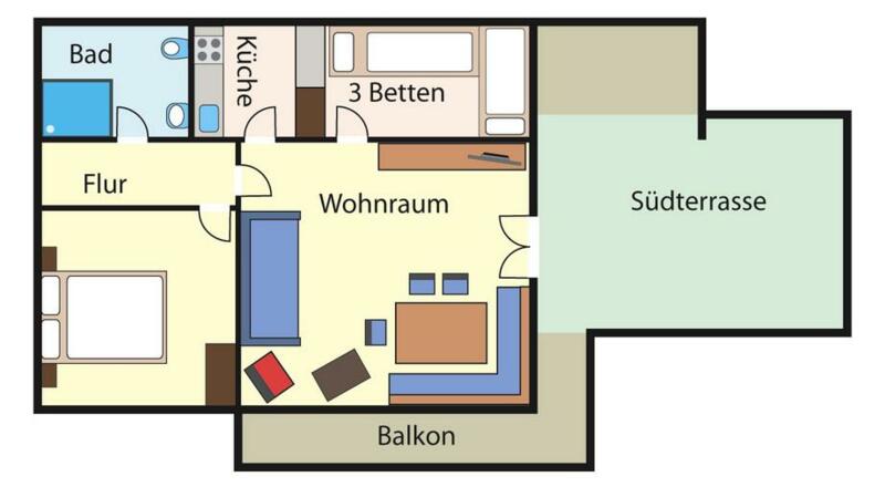 Bungalow - Chalet - Ferienhaus Grundriss