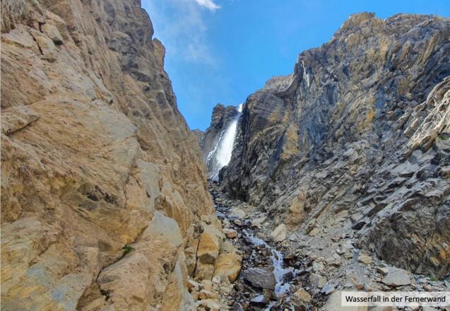 Wasserfall in der Fernerwand