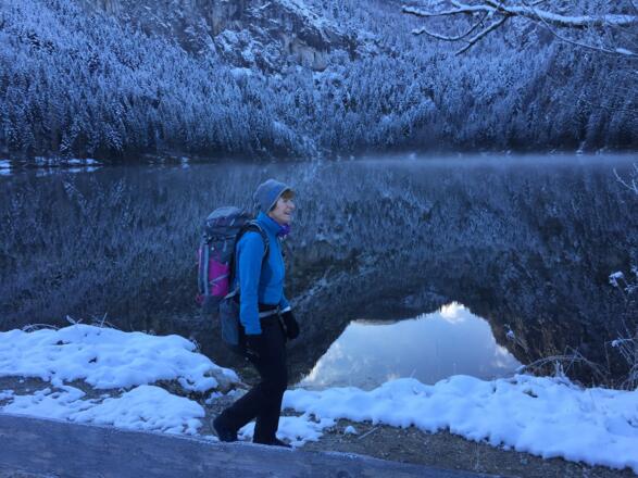 Winterstimmung am Gleinkersee