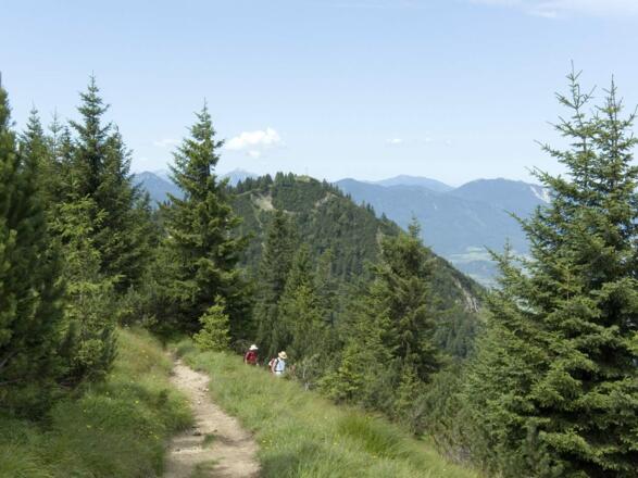 Rückweg vom Rauheck