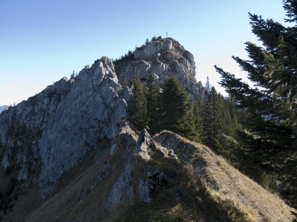 Der Gipfelbereich des Hennenkopfs