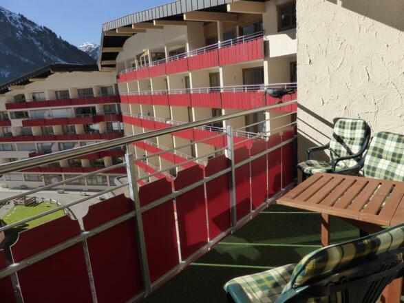 Blick vom Balkon