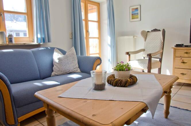Sitzecke Wohnung Blau 1