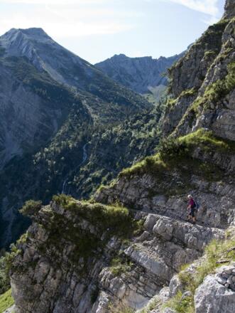 ... doch der Weg verlangt volle Aufmerksamkeit.