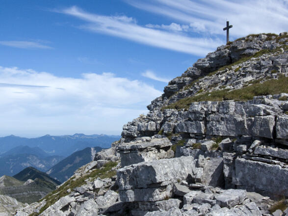 Der Gipfel der Soiernspitze