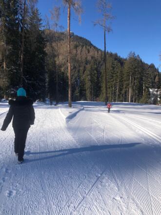 Langlaufen und Wanderweg Tschengla