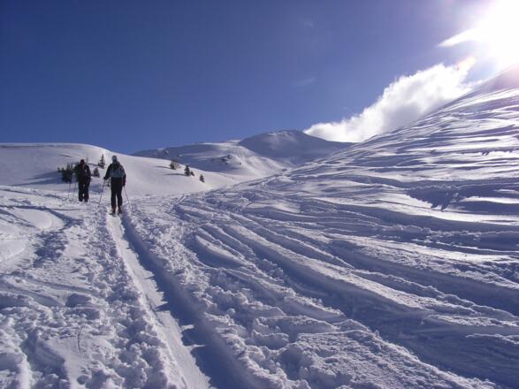 Der Gipfel ist bereits in Sicht