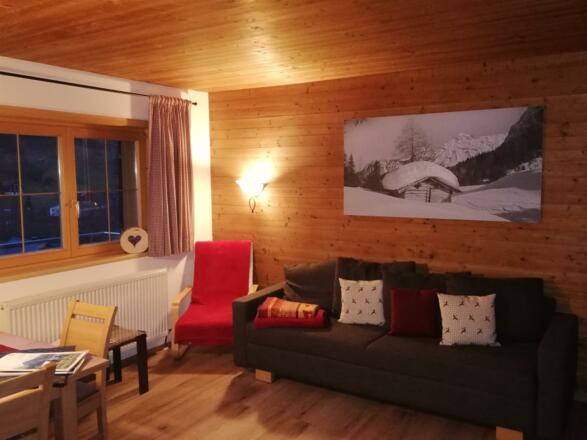 Bungalow - Chalet - Ferienhaus  Wohnraum