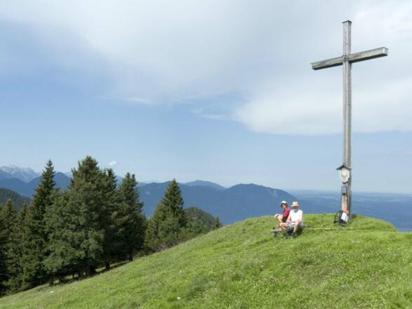 Gipfelrast auf dem Rauheck