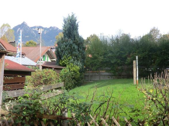 Blick vor der FeWo auf den Grünten