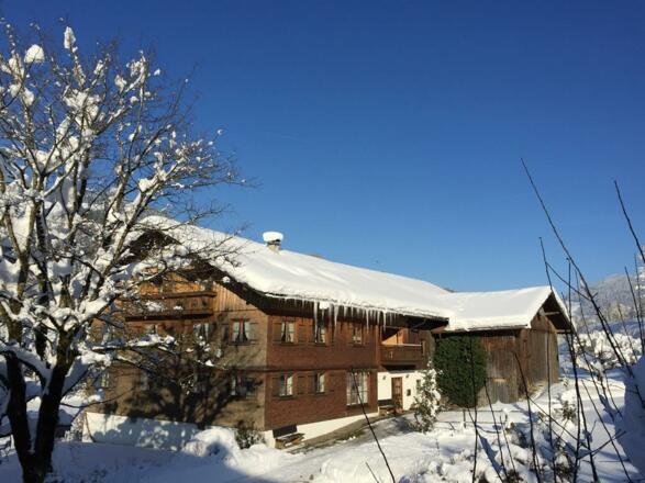 Haus im Winter