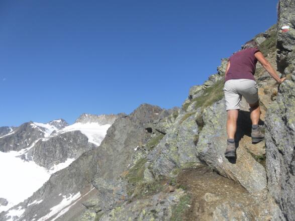 Felsstufen zur Kreuzspitze