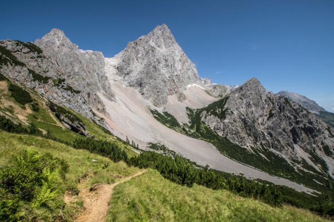 Vom Sulzenhals auf dem Weg in Richtung Tor und Torstein
