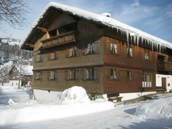 Unser Haus im Winter