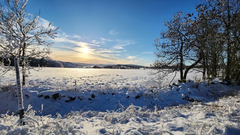 Winterlandschaft zwischen Birx und Frankenheim