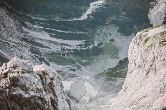 Auffahrt mit der Dachstein Gletscherbahn