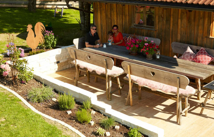 gemütliche Terrasse