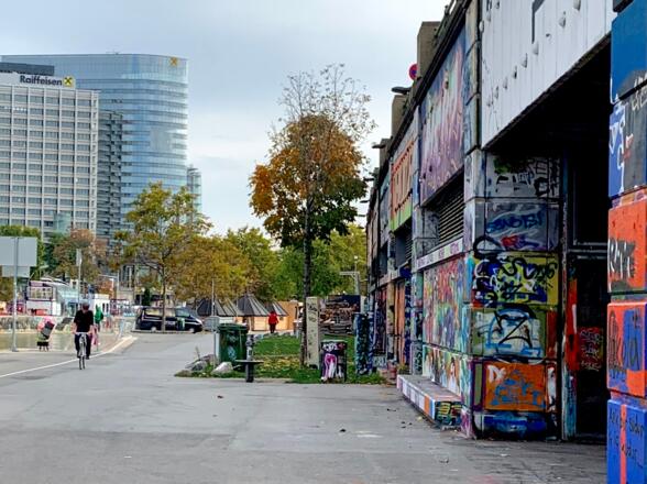 Donaukanal Radweg in Wien