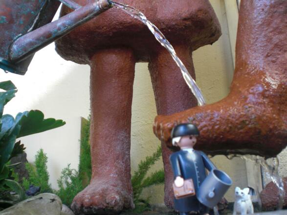 Brunnen mit PlaymoKneipp