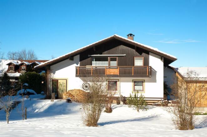 Haus Geiger im Winter