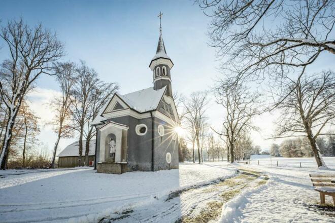 Seekapelle Hl. Kreuz im Winter