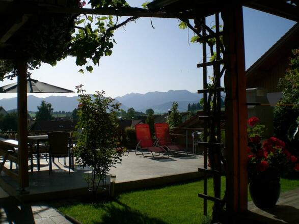 Blick von der Terrasse
