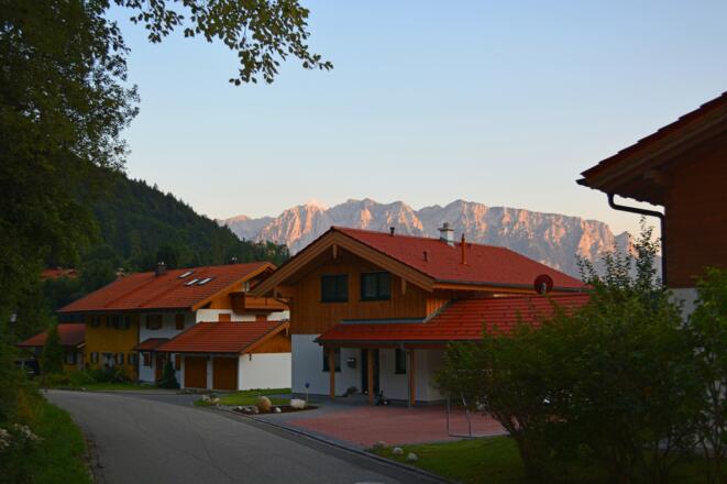 Aussicht auf das Kaisergebirge