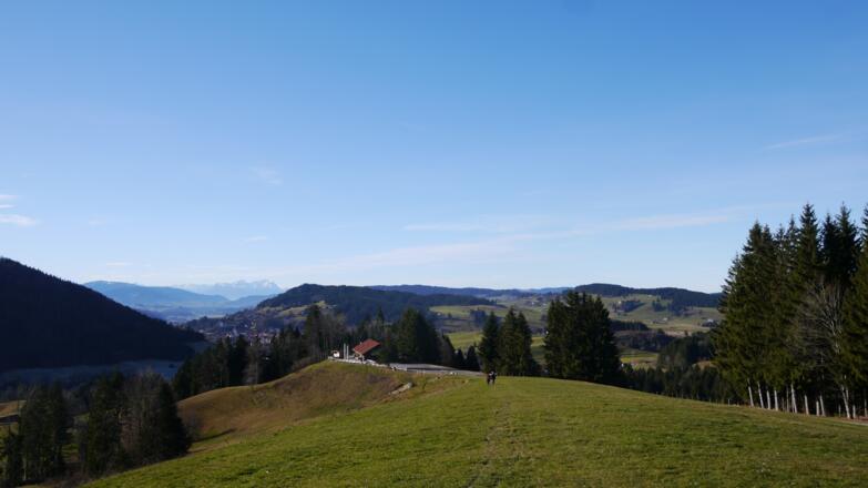 Blick zurück zur Alpe Mohr