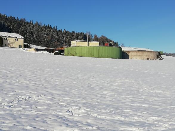 Biogasanlage Ziegler von der Loipe