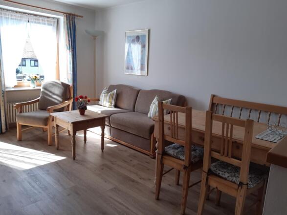 Wohn- und Essbereich mit Fenster