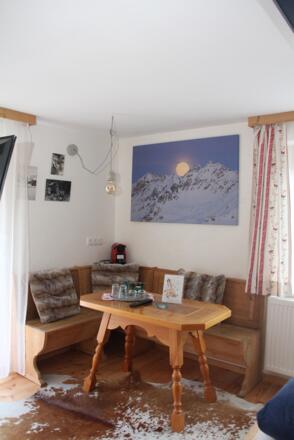 Sitzecke im Hirtenzimmer