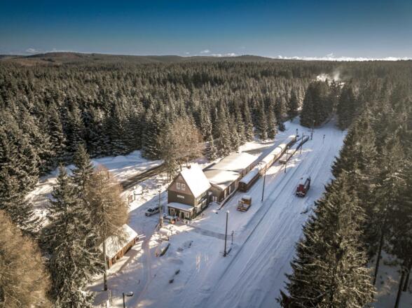 Bahnhof Rennsteig am Skiwanderweg