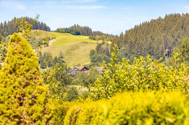 Blick aus der Wohnung