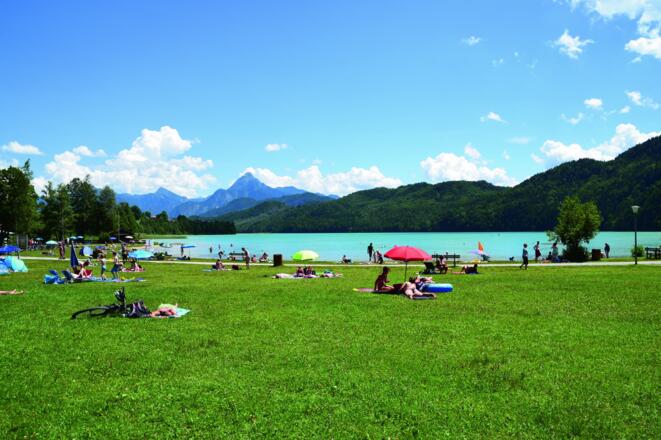 Badestrand Weißensee