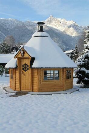 Feuerhütte Winter
