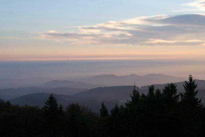 Abendstimmungs-Aussicht vom Knogl