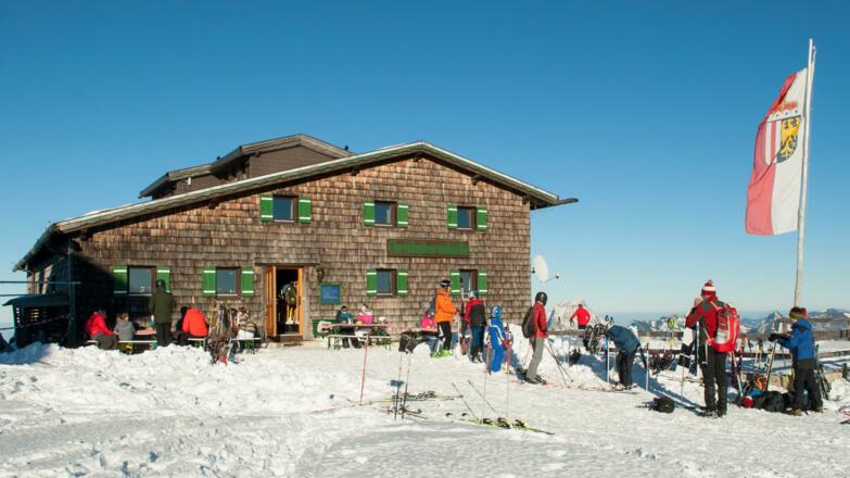 die Christophorushütte im Winter