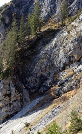 Einstiegsskizze Schlucht