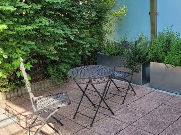 Sitzgelegenheit im Garten
