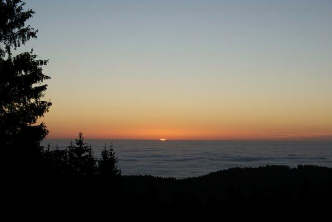 Sonnenuntergang von Hinterglashütt